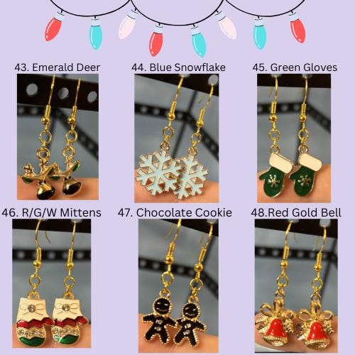 Elly's Christmas Earring Collection #4